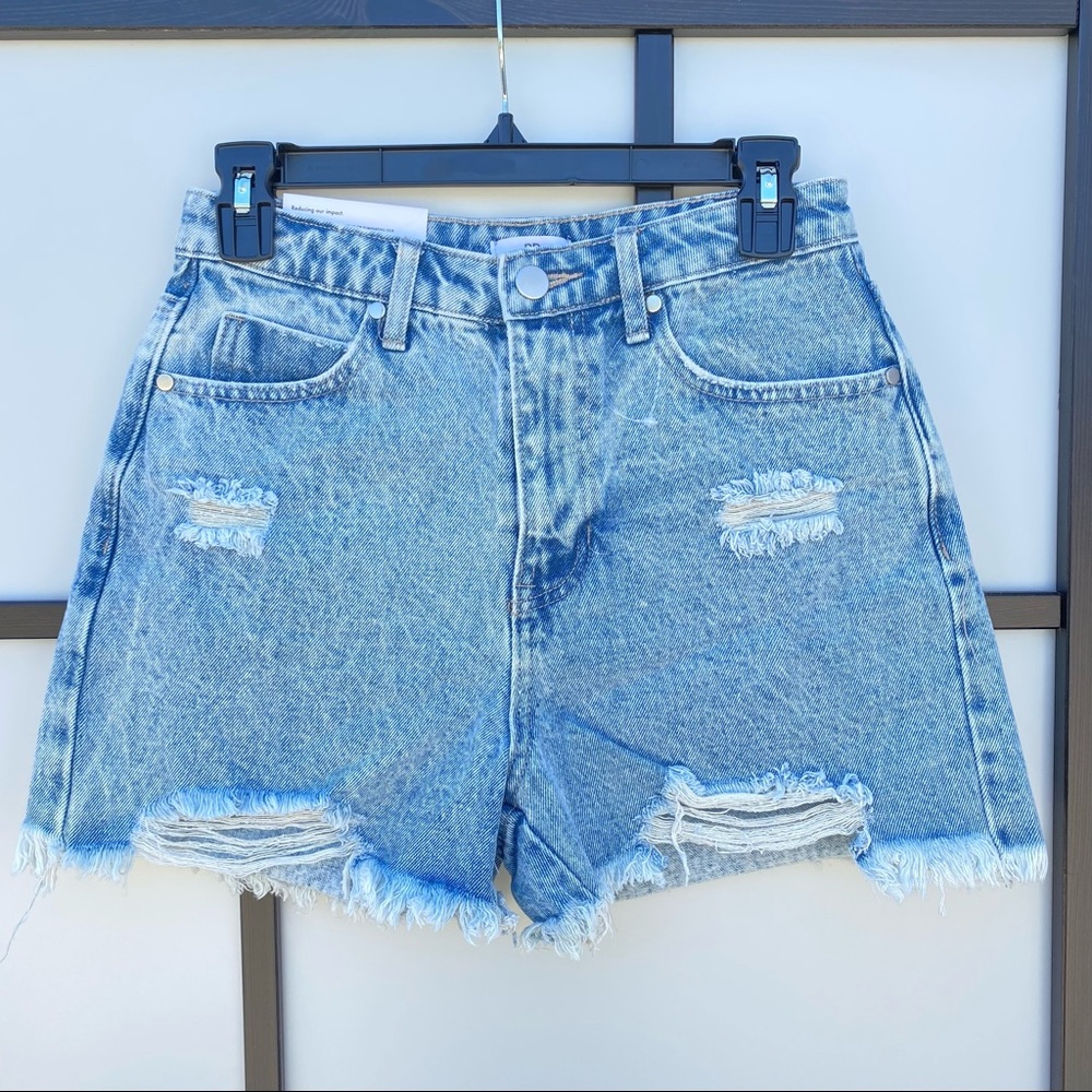 BP. High Rise Distressed Shorts Size 27